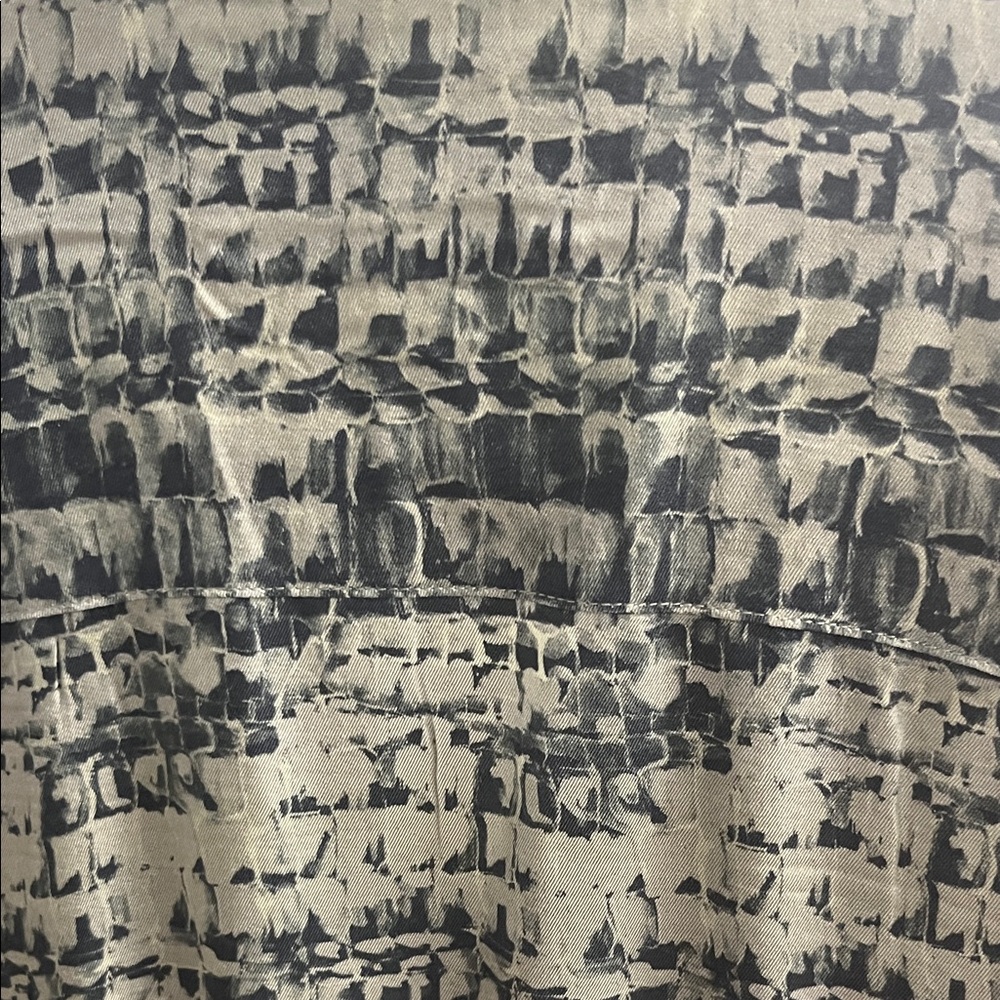 All Saints Listz Olive Patterned Button-Down Shirt - image 6